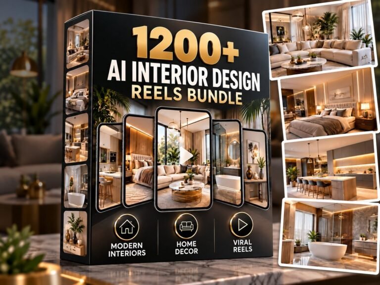 1200+ AI Interior Design Reels Bundle