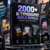 2000+ AI Typography Reels Bundle – Viral Text, Quotes & Kinetic Typography Videos