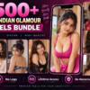 500+ AI Indian Glamour Model Reels Bundle – AI Indian glamour, fashion, model-style and creator-oriented visual content