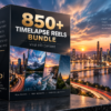 850+ Timelapse Reels Bundle – City, Nature, Travel & Sky Videos – Timelapse Reels Bundle