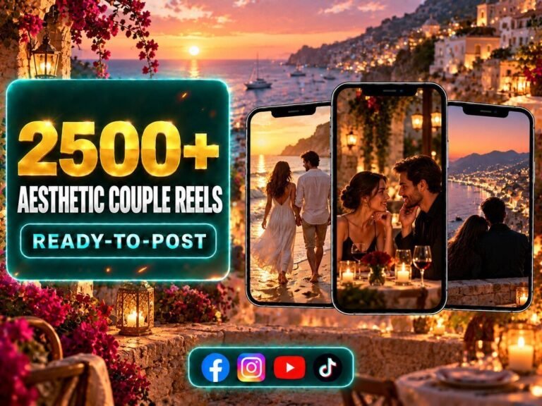 2500+ Aesthetic Couple Reels Bundle – romantic couple aesthetics, love edits and relationship-themed visuals