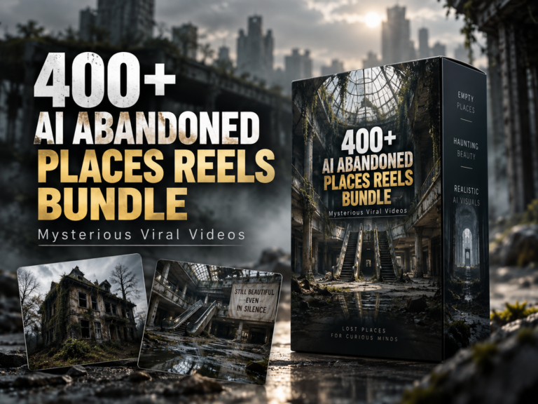 400+ AI Abandoned Places Reels Bundle