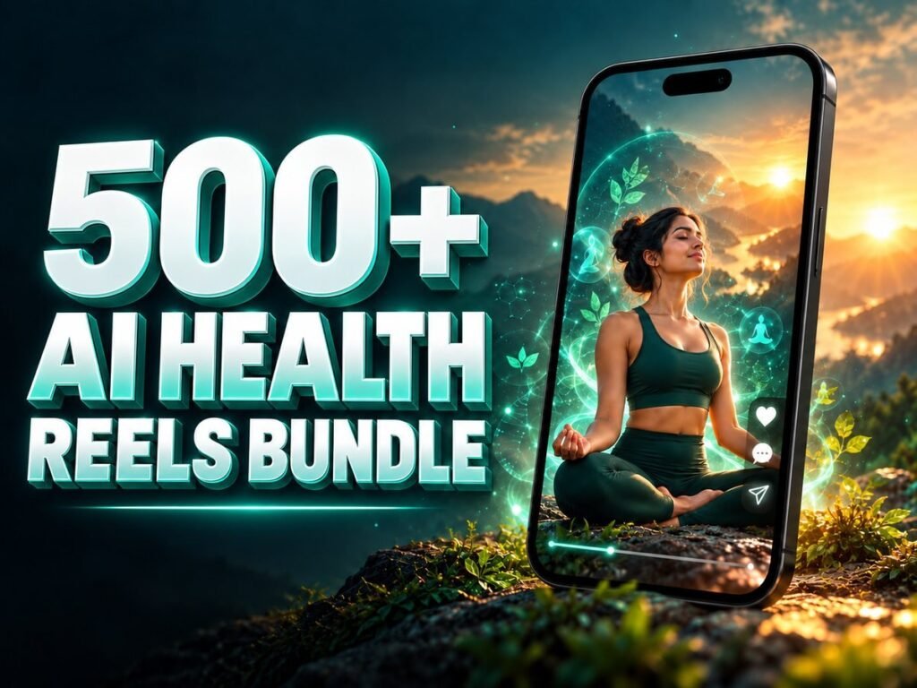 500+ AI Health Reels Bundle – Premium 720p Videos
