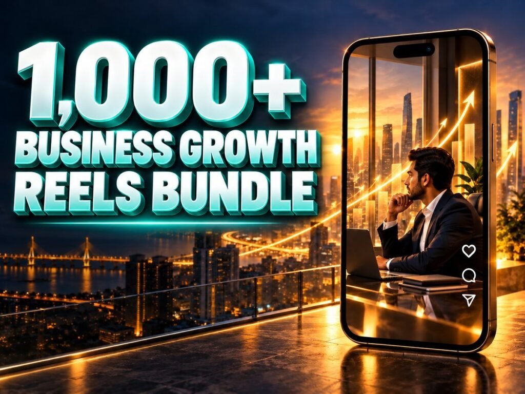 1,000+ Business Growth Motivational Reels Bundle – Premium 720p Videos
