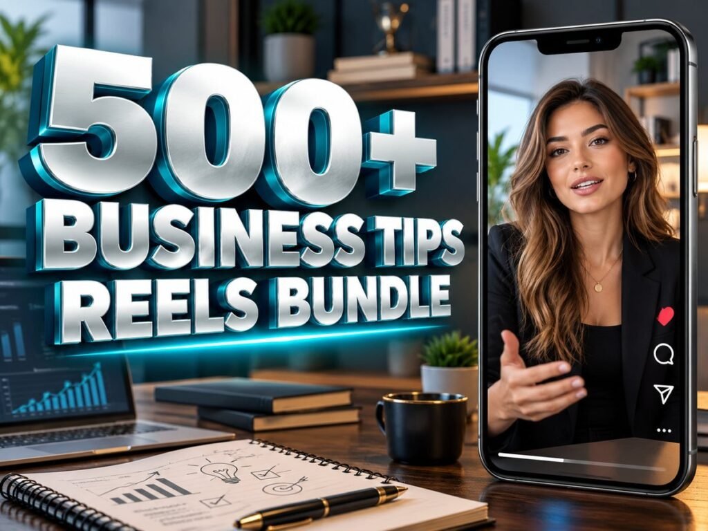 500+ Business Tips Reels Bundle – Premium 720p Videos