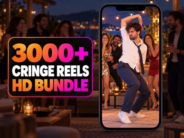 3000+ Cringe Reels Bundle – awkward, funny and reaction-friendly viral entertainment clips