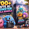 700+ Cute AI Monster Reels Bundle