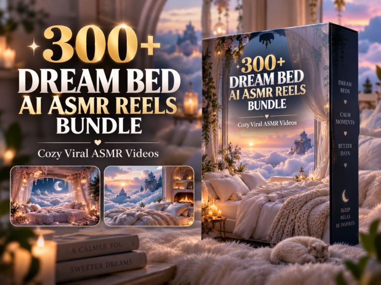 300+ Dream Bed AI ASMR Reels Bundle