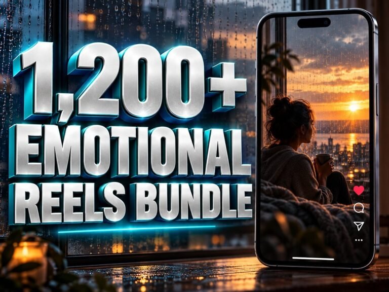 1,200+ Emotional Reels Bundle – Premium 720p Videos