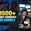 3500+ Funny Comments Reels Bundle – funny comment reactions, humour edits and shareable comedy content