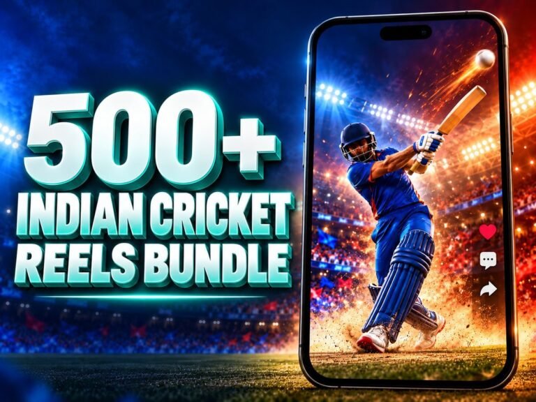 500+ Indian Cricket Reels Bundle β Premium 720p Videos