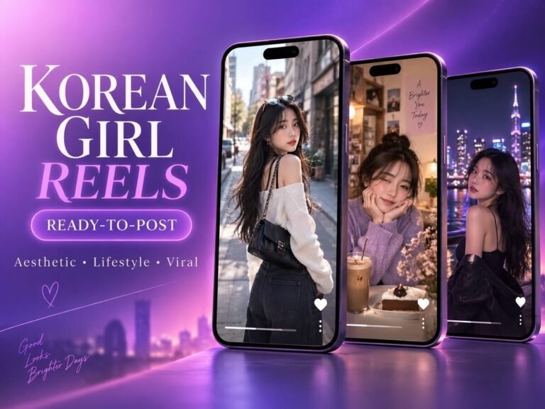 500+ Korean Girl Reels Bundle β Korean-inspired fashion, beauty and aesthetic lifestyle visuals