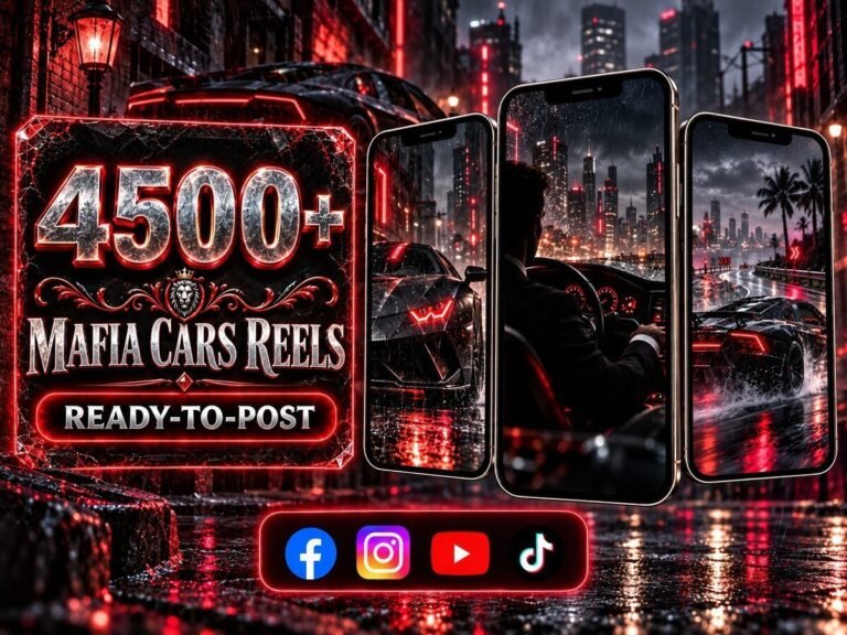 4500+ Mafia Cars Reels Bundle – dark mafia-style car edits, premium vehicles and luxury automotive visuals