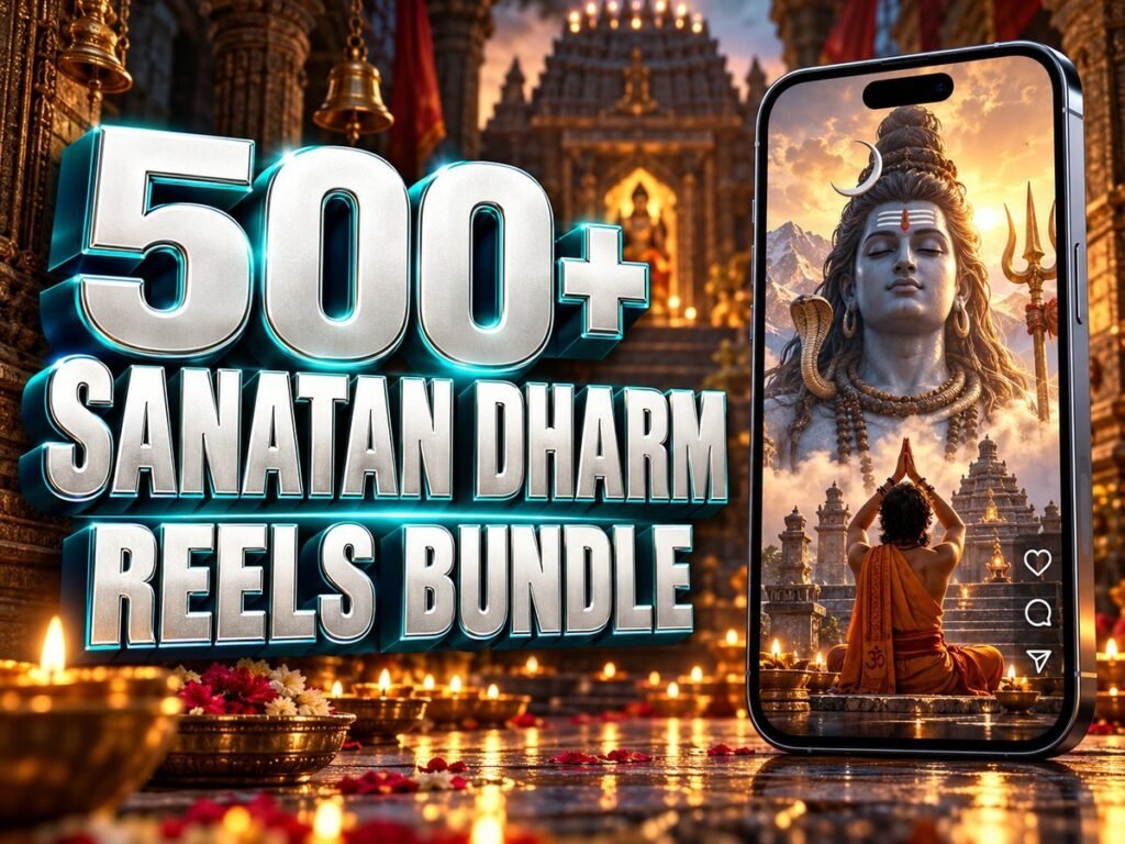 500+ Sanatan Dharm Reels Bundle – Premium 720p Videos