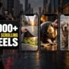 2000+ Stop Scrolling Reels Bundle – attention-grabbing short videos designed around strong visual hooks and unusual moments