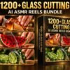 1200+ AI Glass Cutting ASMR Reels Bundle – Satisfying ASMR Videos for Reels & Shorts – AI Glass Cutting ASMR Reels Bundle