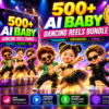 500+ AI Baby Dancing Reels Bundle – Cute Viral Baby Dance Videos – AI Baby Dance Reels Bundle