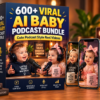 600+ AI Baby Podcast Bundle – cute AI baby hosts, podcast-style conversations and funny talking-baby scenes - Reels Bundle