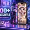 700+ AI Cats Reels Bundle – cute and entertaining AI-styled cat videos with expressive pet moments