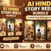 AI Hindi Story Reels Bundle – Hindi kahani and short story videos designed around concise one-minute narratives