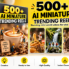 500+ AI Miniature Reels Bundle – Tiny Workers & Miniature World Videos – Mini AI Workers Reels Bundle