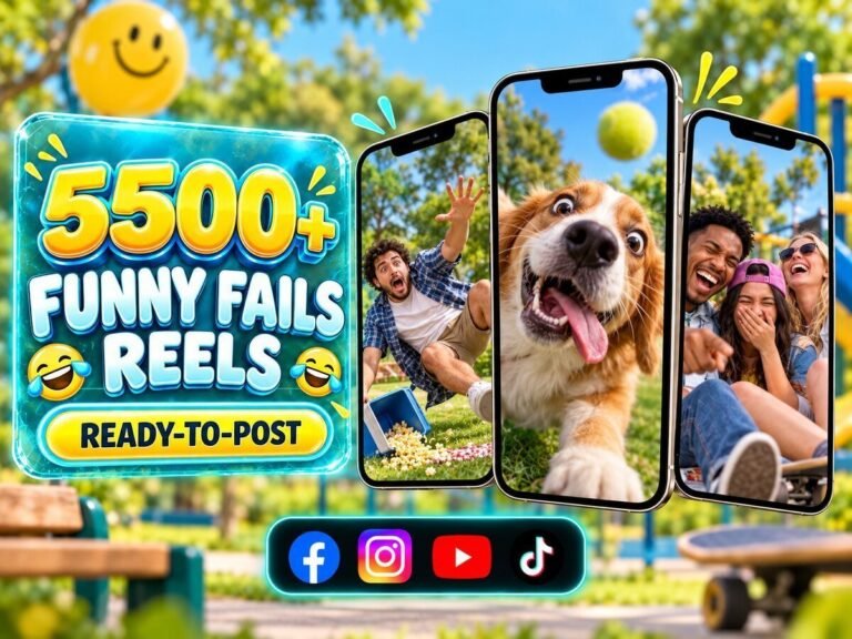 5500+ Funny Fails Reels Bundle – funny fails, unexpected moments and shareable comedy clips